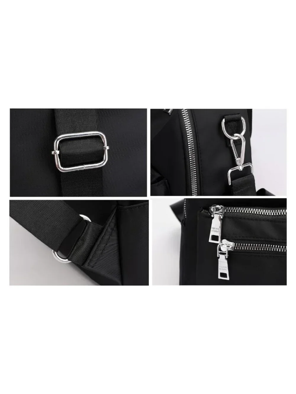 Women's Nylon Mini Backpack Purse Convertible Crossbody Daypack